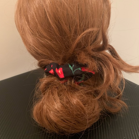 Handmade Chili Pepper Scrunchie - Picture 3 of 3